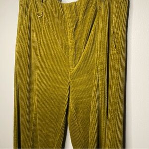 Corduroy Pants in Mustard Yellow